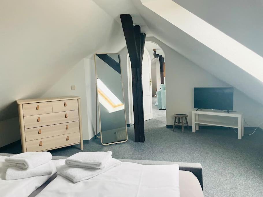 Gemuetliche Stadtwohnung “Elmrand“ Mit Stadtblick Schoppenstedt Extérieur photo